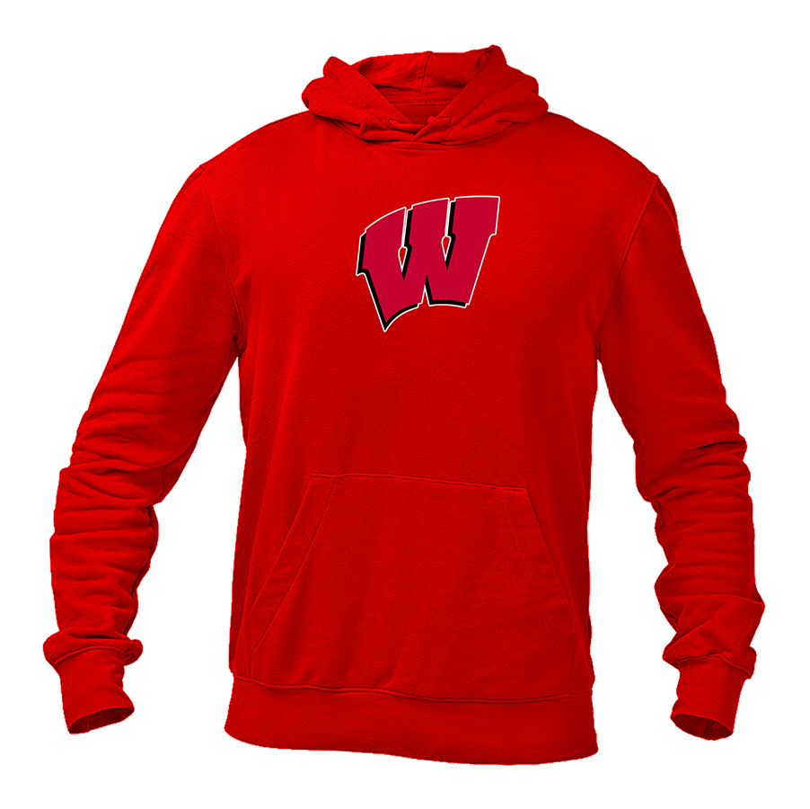Men's Wisconsin Badgers Softstyle Midweight Hooded Sweatshirt